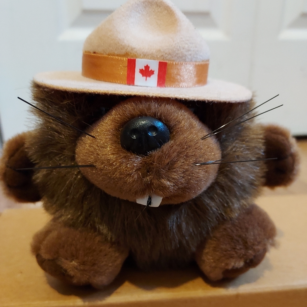 CORPORAL FLAPJACK, JR Beaver Stuffed Animal House Canada Police RCMP GRC 4”Plush